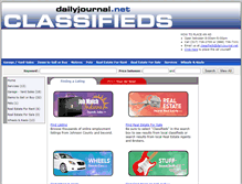 Tablet Screenshot of djclassifieds.com